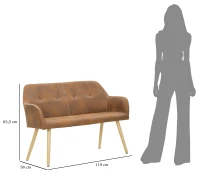 Divanetto Metropolitan Cm 118X56X83.5(m-11)