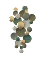 Homemania Decorazione Da Parete Blossom in Metallo W49,5xD5,1xH88,9 cm(m-1)