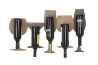 Porta Bottiglie Da Muro Glass Cm 71X12.5X41.5(m-7)