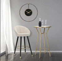 Sgabello Bar Prague Crema Cm 55X56X104(m-2)