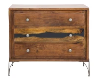 Como' Mustang Cm 88X45X75 (Legno Di Acacia Nilotica)(m-4)