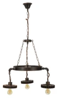 Lampadario Ingranaggio 3 Luci Cm Ø 54X104(m-14)