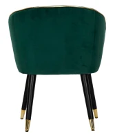 Poltrona Paris Verde/Gold Cm 62X58X78(m-3)