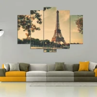 Homemania Quadro Da Parete 5 Pannelli Canvas Art Multicolore W100xD2xH58 cm(m-1)