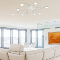 Homemania Lampada A Soffitto Diego Bianco(m-2)