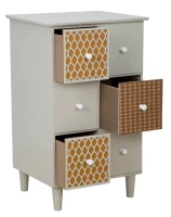Cassettiera 6 Cassetti Aunt Cm 43.5X38X71.5(m-6)