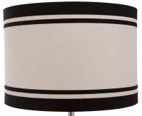 Paralume Da Tavolo Elegant-Two Nero Cm Ø 36X60(m-4)