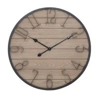Orologio Da Muro Wood Cm Ø 60X4,5(m-1)
