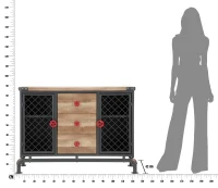 Mobile Manhattan Cm 126.4X42X89.5(m-12)