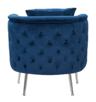 Poltrona Bucarest Blu Elettrico Cm 76X74X73(m-2)