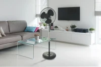 Kooper Ventilatore Piantana 45W Cm140 C/Telec Base Cement(m-2)
