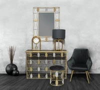 Specchio Da Muro Glam Leaf Cm 86X3X112 (m-7)