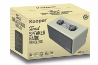 Kooper Twist Speaker Radio Pelle 40W Ecrù(m-6)