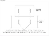 Testiera Letto Handwriting Cm 180X100X8(m-8)