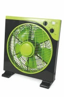 Kooper Ventilatore Box 45 W Nero E Verde(m-1)