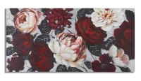 Dipinto Su Tela White/Red Flower Lightback150X3,8X76(m-1)