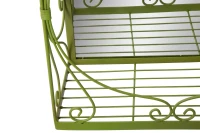 Porta Vasi Metallo con Specchio Da Appendere Cm 35X18X66(m-4)