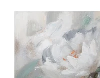 Dipinto Su Tela Crem Flower Cm 80X3,7X100(m-4)