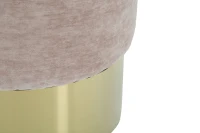 Puff Goldy Rosa Cm Ø 35X42(m-6)