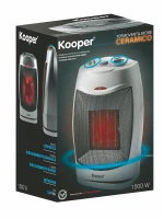 Kooper Termoventilatore Ceramico 1500W Grigio Africa(m-14)