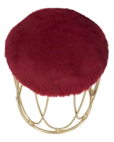 Sgabello Amelie Bordeaux Ø Cm 40.5X46.5(m-6)