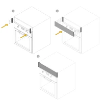 Emuca Griglia per forno incassato in alluminio anotizzato inox(m-4)