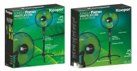 Kooper Ventilatore A Piantana Spider Base Cm 130 45W Nero(m-8)