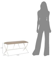 Panca Sarajevo In Ferro Cm 100X37.5X50(m-9)