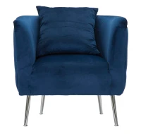 Poltrona Bucarest Blu Elettrico Cm 76X74X73(m-4)