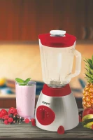 Kooper Frullatore Vetro 1.5Lt 3Vel 850W Rosso/Acciaio(m-2)