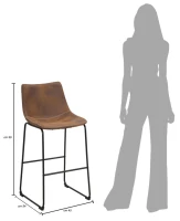 Sgabello Metropolitan Touch Cm 45X54X99(m-14)