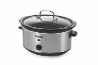 Kooper Pentola Elettrica Slow Cooker 3.5Lt 200W Acciaio(m-2)