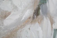 Dipinto Su Tela Crem Flower Cm 80X3,7X100(m-5)