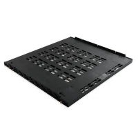 Emuca Base di ventilazione per frigorifero ad incasso, Modulo 600 mm, Plastica, Nero(m-1)