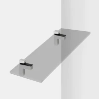 Emuca Reggimensola Squad 2 per mensola legno o vetro(m-5)