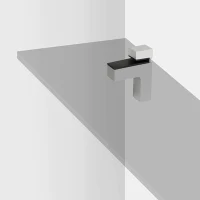 Emuca Reggimensola Squad 2 per mensola legno o vetro(m-3)