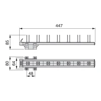 Emuca Porta cinture laterale estraibile Keeper(m-2)