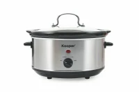 Kooper Pentola Elettrica Slow Cooker 3.5Lt 200W Acciaio(m-4)