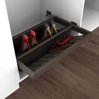 Emuca Cassetto porta scarpe Moka per vano 800 mm in finitura verniciata moka(m-3)