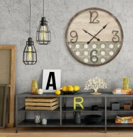 Orologio Da Muro Denver Cm Ø 80X3.5(m-8)