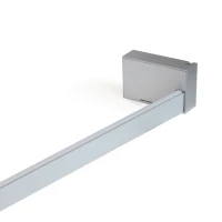 Emuca Barra appendiabili per armadi Castor con luce LED, batteria rimovibile e sensore di movimento, 1.158, Anodizzato opaco(m-8)