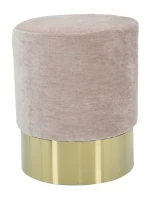 Puff Goldy Rosa Cm Ø 35X42(m-2)