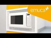 Emuca Telaio cornice per incasssare microonde in plastica verniciata alluminio(m-6)