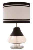 Paralume Da Tavolo Elegant-Two Nero Cm Ø 36X60(m-1)