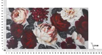 Dipinto Su Tela White/Red Flower Lightback150X3,8X76(m-3)