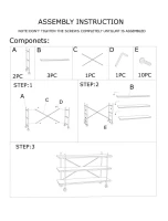 Mobile con Ripiani Industry Cm 140X48X91 (m-13)