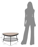 Tavolo Da Caffe Empire Cm Ø 77.5X46(m-9)