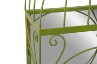 Porta Vasi Metallo con Specchio Da Appendere Cm 35X18X66(m-3)