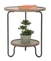 Tavolinetto Arex 2 Ripiani Cm  Ø 48X54,5(m-2)