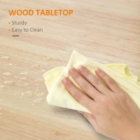 HOMCOM Compact Kitchen Trolley Utility Cart on Wheels with Open Shelf & Storage Drawer for Dining Room, Kitchen, Grey(m-5)